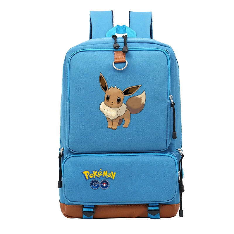 15 Повседневный Рюкзак с покемоном Gengar Pikachu Eevee для подростков мальчиков и девочек, мужчин и женщин Mochila для студентов, классный Повседневный школьный рюкзак - Color: 15