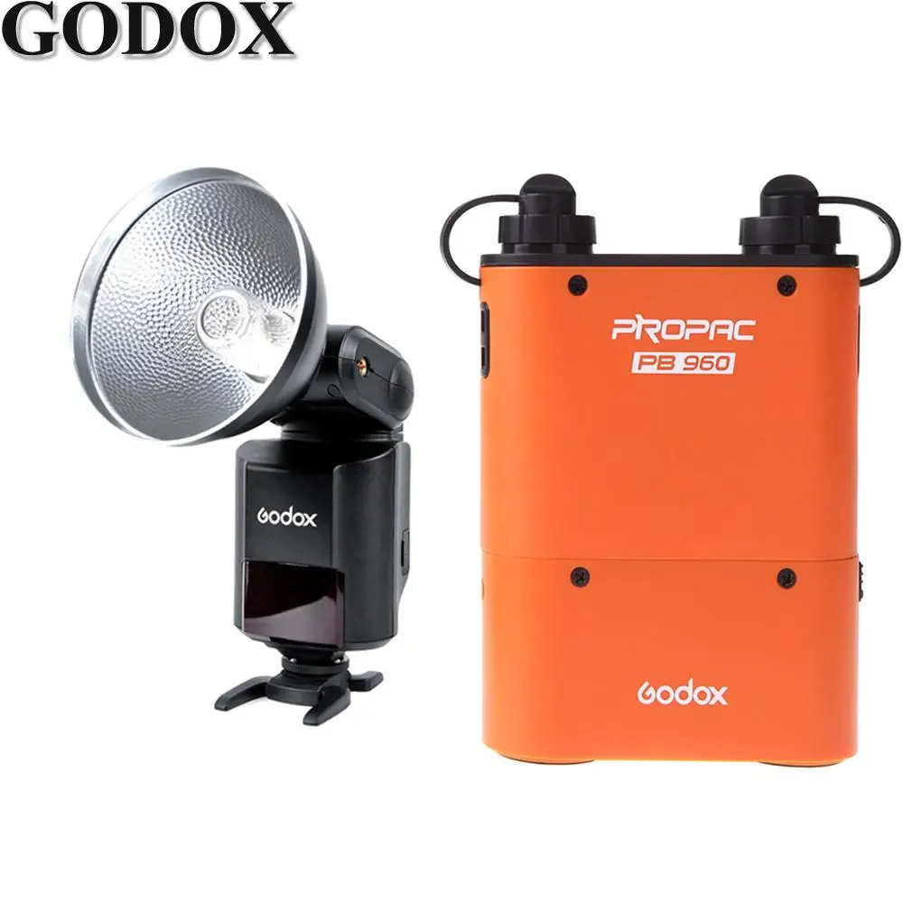 GODOX WITSTRO AD 360 360 W GN80 внешний Портативный фотовспышка "Speedlite" Вт PB960 литий Батарея пакетный комплект для цифровой зеркальной камеры Canon Nikon Камера - Цвет: Black