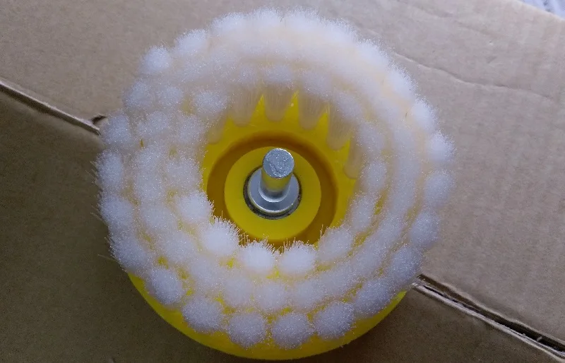 New 1pcs OD110mm Electric Drill Clean Brush for Fabric Sofa Carpet