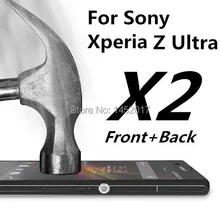 2 шт*(передняя+ задняя) Unitech 9H 2.5D Премиум Анти-взрыв Закаленное стекло протектор экрана для sony Xperia Z Ultra ZU C6802 C6833