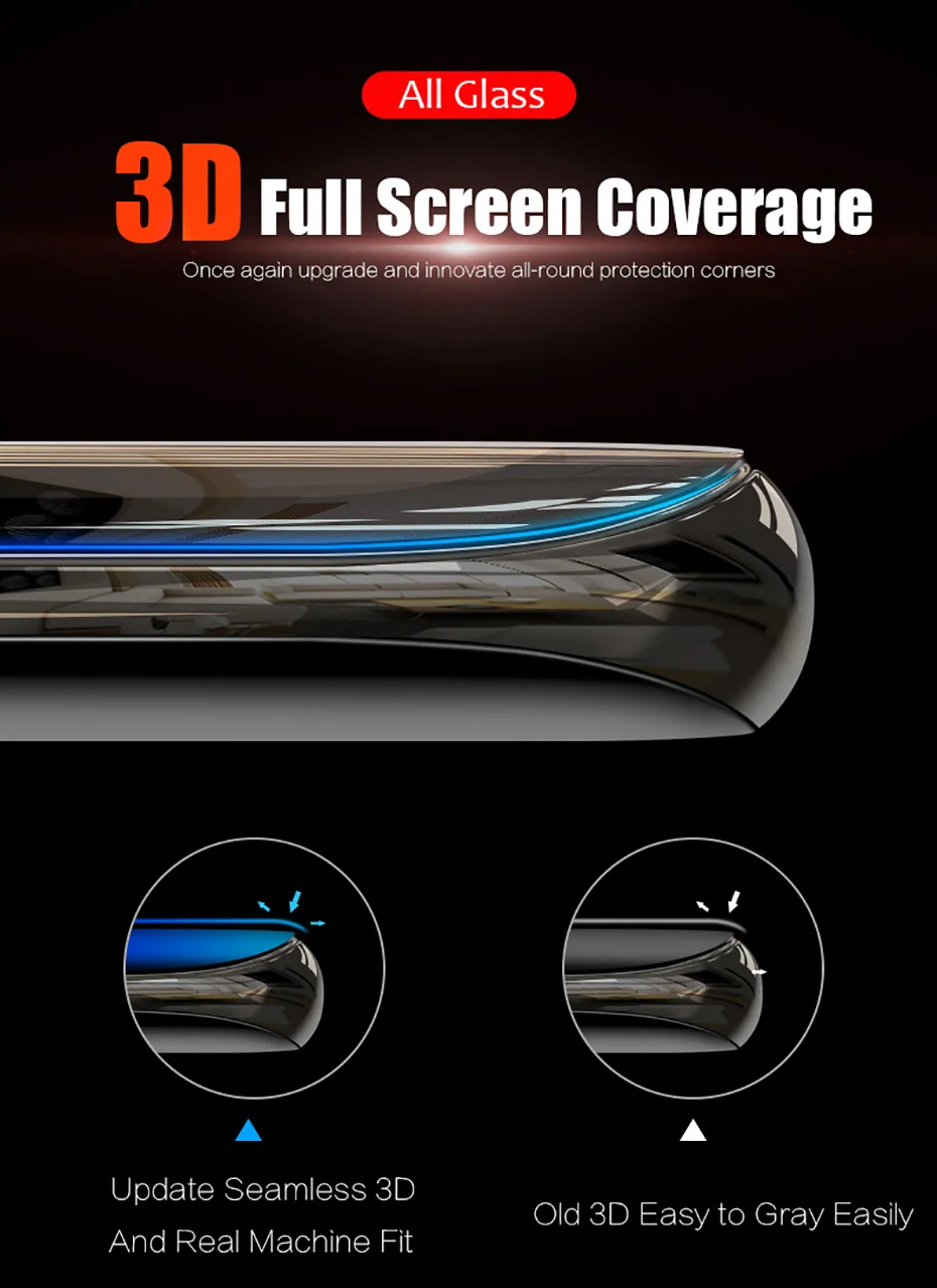 MOUSEMI For Samsung Galaxy S6 S7 Edge S9 Plus Note 8 9 3D Curved Full Cover Tempered Glass On For Samsung S8 S9 Screen Protector (2)