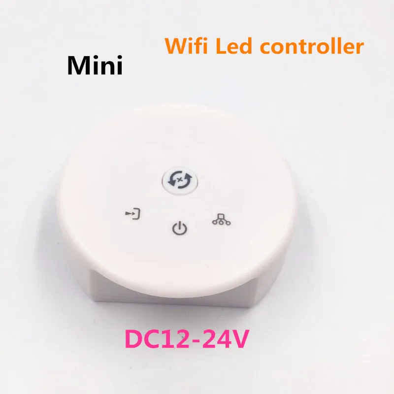 

1pcs Mini Wifi led controller,DC12-24V,RGB/RGBW,Timing function,group control,music mode,16million colors,LED wifi controller