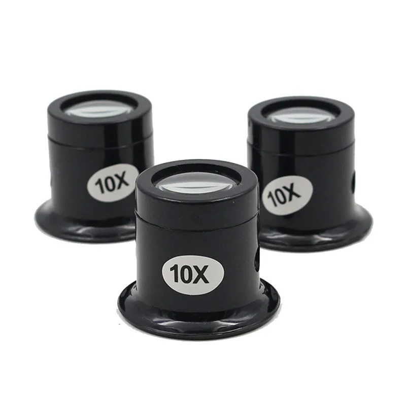 

Xinxiang glasses magnifying loupe glasses 10X Monocular Magnifying Glass Loupe Lens jewelers eye loupe magnifier watch repair