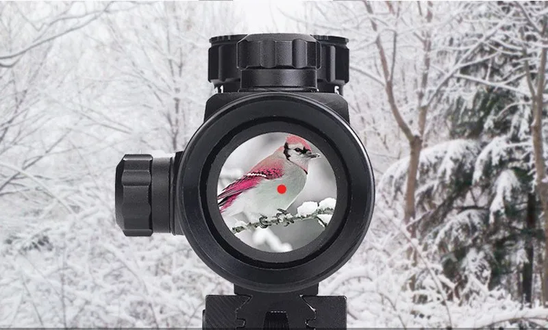 Ar 15 Accessories Tactical Airsoft 1X40 Red DOT Reflex Sight Red Green DOT Scope Mount 20mm Picatinny Rail for Rifle Scope for Hunting Ht2-001 (8)