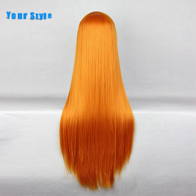 Ваш стиль длинные прямые оранжевые женские косплей парики женские синтетические натуральные волосы термостойкие