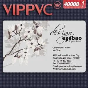 

a40088-1 plastic business card 0.38mm
