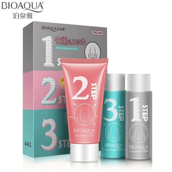 

BIOAQUA Brand Nose Blackhead Remover Facial Mask Black Mask Peeling Acne Treatment Mask Face Care Pore Cleanser Shrinking Pores