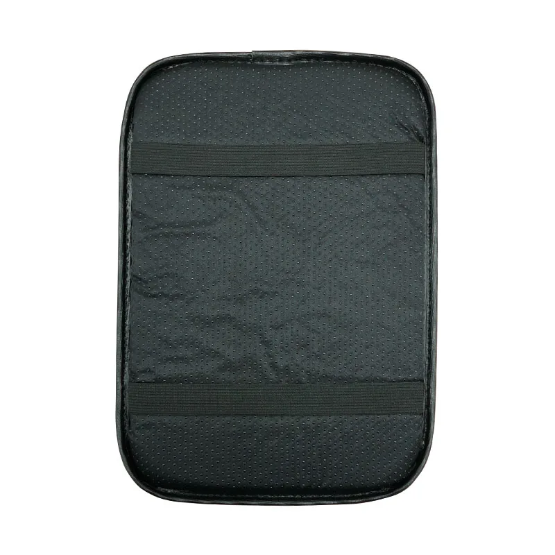 Углеродное волокно текстура из искусственной кожи Автомобильная центральная консоль подлокотник сиденье коробка коврик для автомобиля защитный Автомобиль Стайлинг для hyundai Elantra