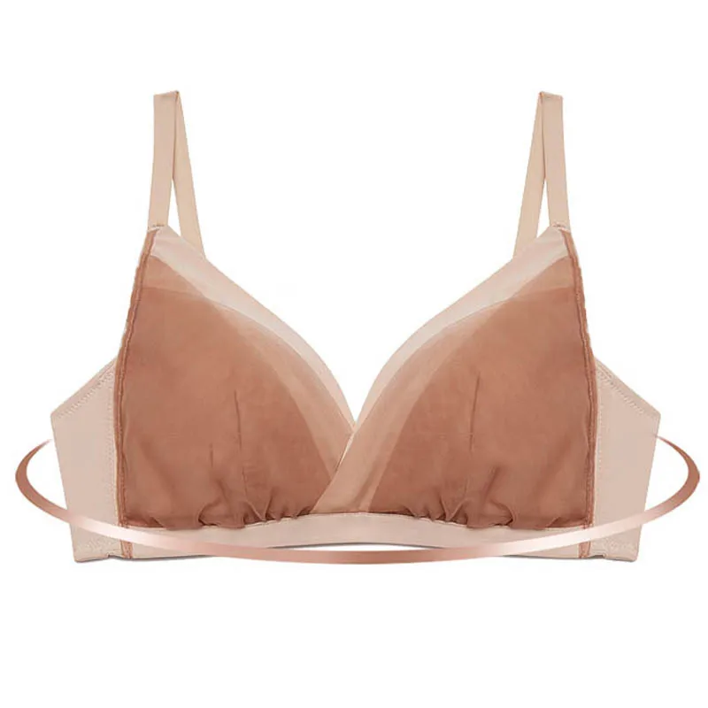 Goede Holle Sexy Bh Ultradunne Ondergoed Set Plus Size AB Cup Vrouwen Transparante Bh Sets Kant Borduurwerk Lingerie Brasserie Intimates