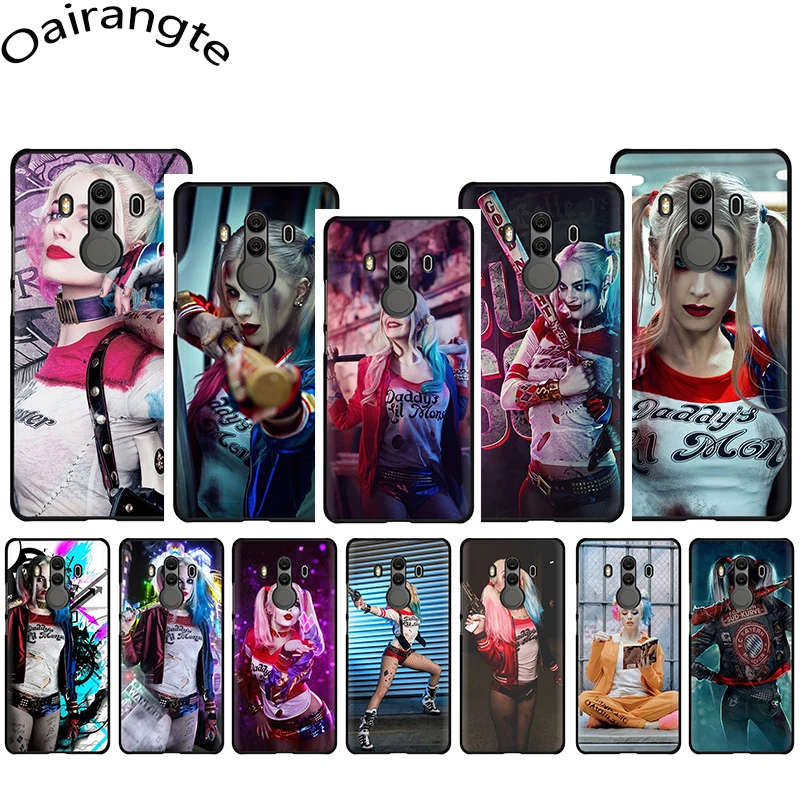 Мягкий чехол для телефона harley quinn Huawei Y5 6 7 Prime Y9 Mate 10 20 30 Pro Lite Nova 3 3i|Бамперы| |