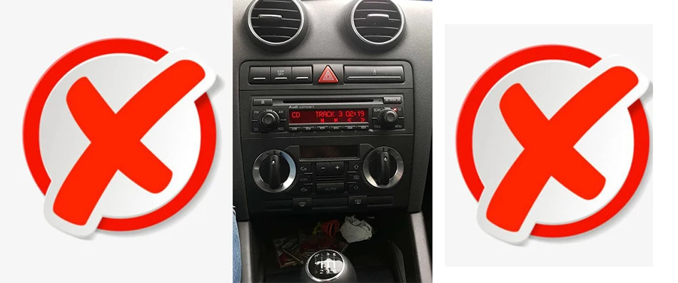 Cheap NaviFly Android 8.1 Car dvd GPS Navigation for Audi A3 S3 2003-2013 Car radio multimedia aoturadio player Canbus HD 1024*600 10