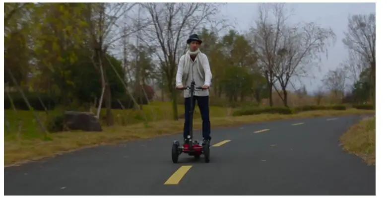 Sale 2018 800W Three wheels Off Road Electric Scooter Folding All terrain Skateboard Foldable E-Scooter with seat Removebale battery 15