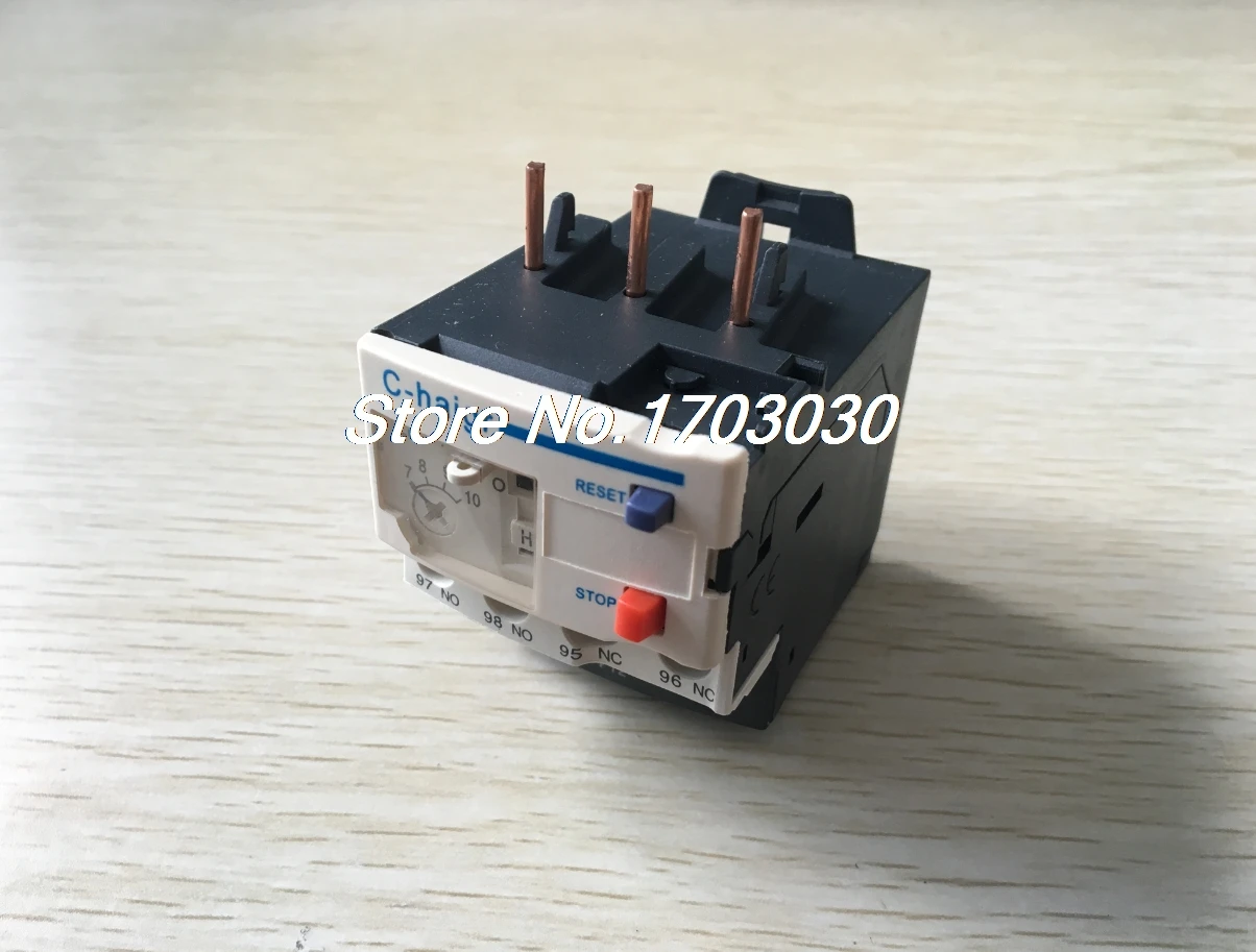 

3 Pole AC 7A - 10A Electric Thermal Overload Relay 1 NO 1 NC Cqlzr