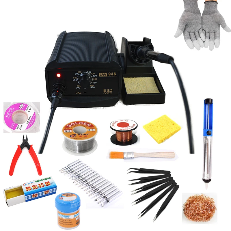 

LW 936 soldering station Electric iron+Digital Soldering Iron Station,Rework Station Soldering iron Electric Rework Station