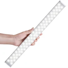 Xsky светодиодный светильник под шкаф 68 светодиодный датчик движения шкаф свет USB Перезаряжаемый беспроводной ночник для кухонный шкаф лестницы