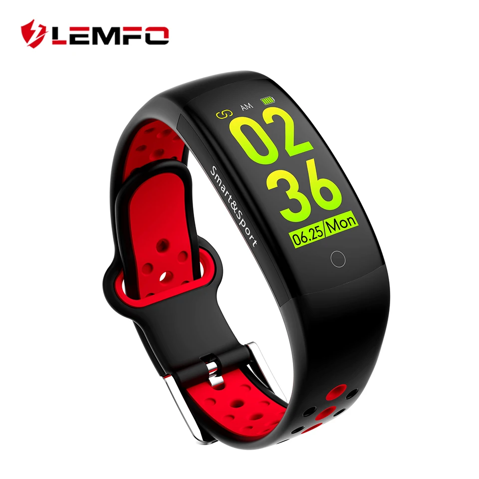 

LEMFO Fitness Bracelet 3D dynamic UI IP68 Waterproof Blood Pressure Monitoring Dynamic Heart Rate Smart Bracelet for Men Women