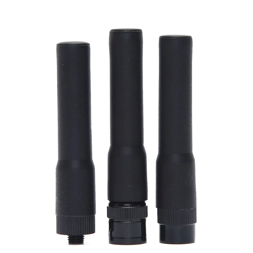 ABBREE ST20 короткая резиновая антенна SMA Female/Male/BNC двухдиапазонная с высоким