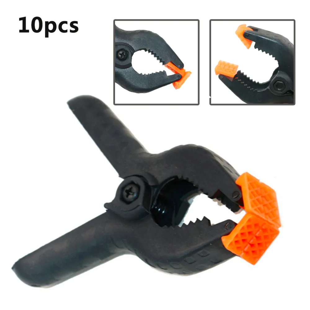 

Micro DIY Tools 10pcs 2 inch Plastic Nylon Toggle Clamps For Woodworking Spring Clamps Clip for Photo Studio Background Clamp