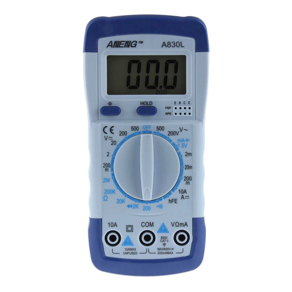 Aneng A830L Цифровой мультиметр ЖК дисплей DC AC Напряжение диода Freguency Multitester 5 #|aneng