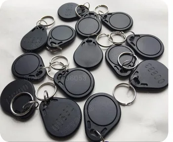 

2000pcs/lot free shipping rfid Tag 13.56MHZ ISO14443A RFID 1k S50 Keyfobs RFID IC Key tag Keychain