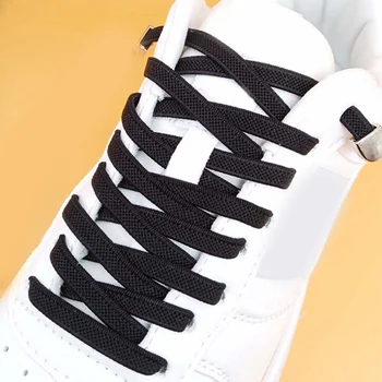 

New Funny Lazy No Tie ShoeLaces Quick and easy Sneaker elastic Shoelaces men woman shoes flat shoelaces 14 color Available