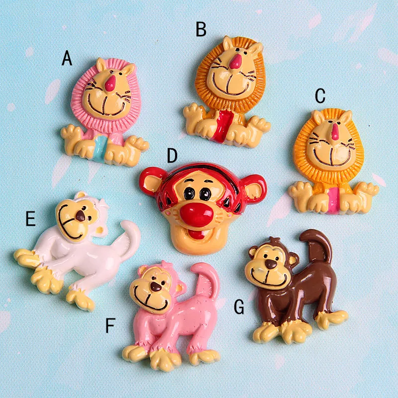 

Addition Slime Charms for Slime Supplies Filler DIY Polymer Tiger Monkey Accessories Toy Lizun Model Tool for Kids Toys Gift E