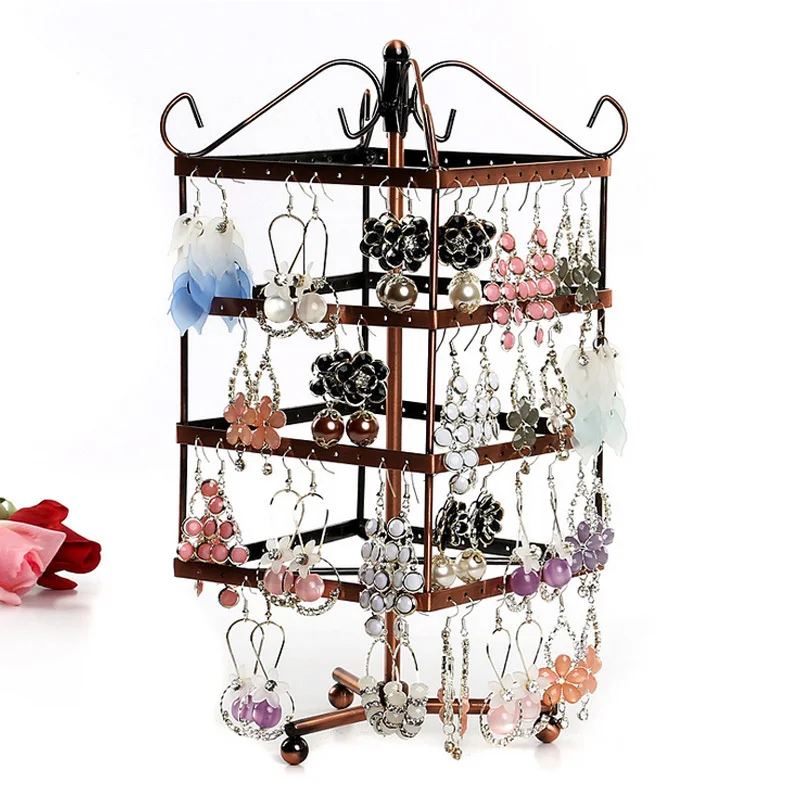 Buy 4 Layers160 Holes Metal Jewelry Display Shelf