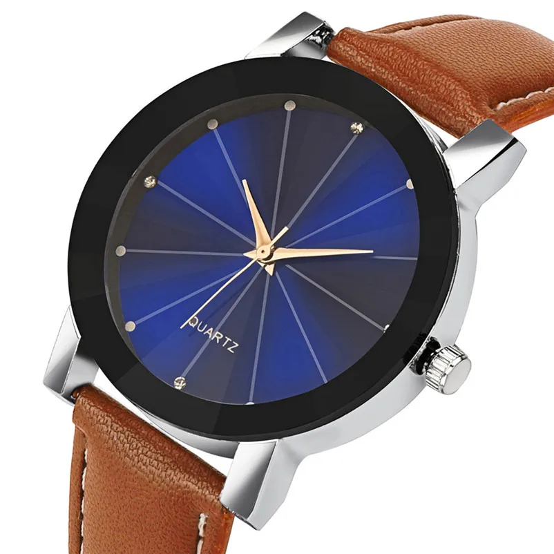 Luxury women's watches casual watches Quartz Sport Military Stainless Steel Dial Leather Band Wrist Watch Reloj mujer M08 (7)