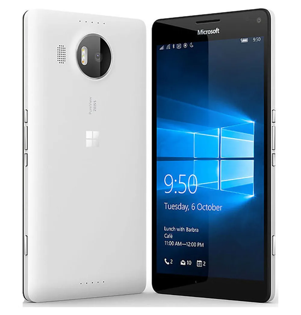 Разблокированный мобильный телефон microsoft Lumia 950 XL с ОС Windows 10, 4G LTE, GSM, 5,7 дюймов, 20 МП, четыре ядра, 3 Гб ram, 32 ГБ rom, 3340 мАч