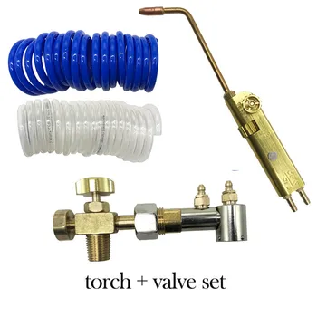 

2L torch valve Portable welding torch Refrigerator Repair Tool Butane torch Torch retrofit valve