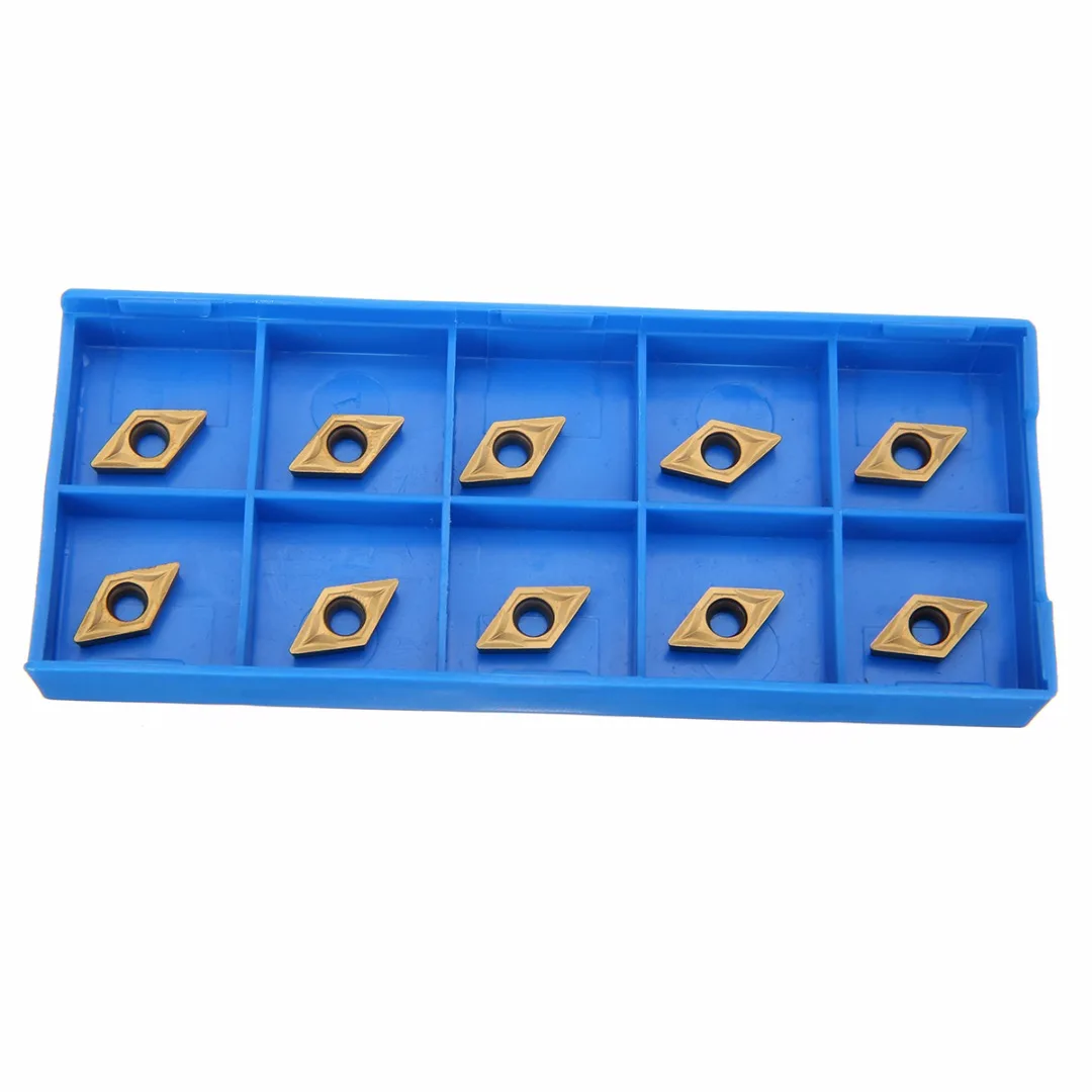11pcs DCMT0702 Carbide Inserts Blades + 1pc S12M-SDUCR07 Lathe Inner Turning Tool Boring Bar + 1pc Wrench