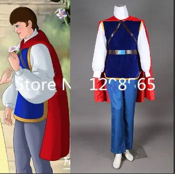 

Fairy Tale Snow White Prince Cosplay Costume Adult Charming Prince Halloween Carnival Party Costume Full Set Men Costumes