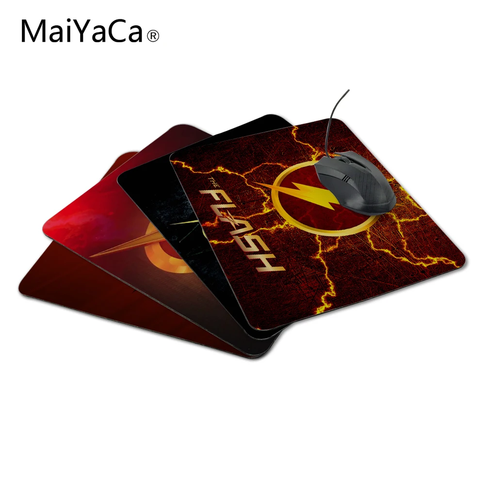 

Fashionable 2015 New Arrival Design The Flash Superheroes Luxury Printing Anti-Slip PC Laptop Mouse Pad Drop shipping