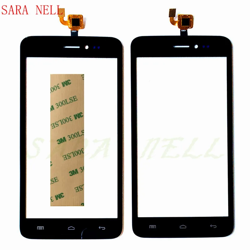 

SARA NELL Phone Touch Panel For Explay Rio Play Touch Screen Front Glass Digitizer Sensor Touchpad Touchscreen Replacement+tape