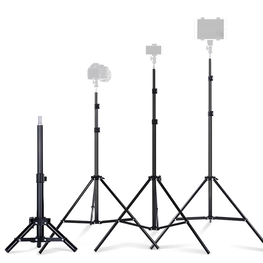 Al Tripod with 3 Way Folding Studio Photography Light Stand Flash