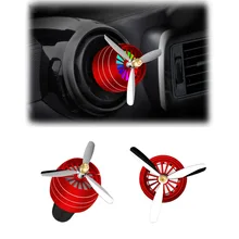 

Car Air Fresheners Vent Clip Essential Oil Car Fragrance Diffuser Vent Clip Car Decoration Car Purifier air Force Spin Propeller