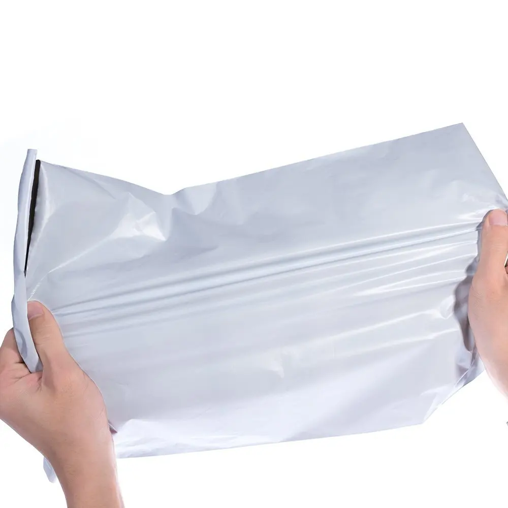 50 шт 25*37 см абсолютно новые и высококачественные белые самозапечатанные почтовые пакеты пластиковый конверт Курьер разрушительные почтовые пакеты