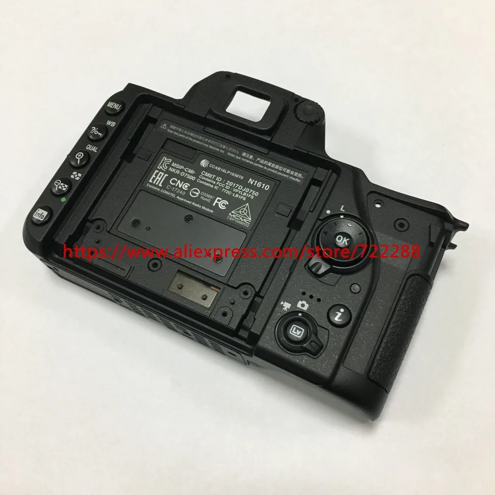 Repair Parts For Nikon D7500 Back Shell Rear Cover Button Switch Cable Assy New |