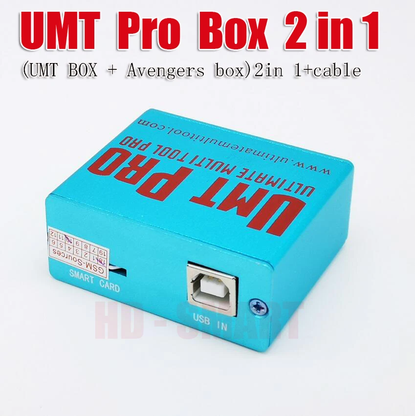 Последняя версия UMT Pro Box(коробка UMT+ коробка Мстители) 2in 1+ кабель