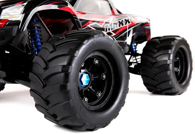 200*120 мм колеса широкие шины с Гайка переходника для 1/5 TRAXXAS X-MAXX