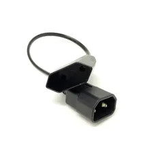 Адаптер питания ЕС шнур, iec 320 C14 штекер для Европейский 2Pin Женский силовой кабель для ИБП PDU