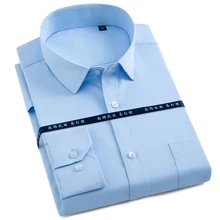 Мужские рубашки размера плюс, 5XL, 6XL, 7XL, мужские рубашки, s, облегающие, Повседневная рубашка, официальная, для работы, для социальных мероприятий, синяя, белая, черная, camisa masculina