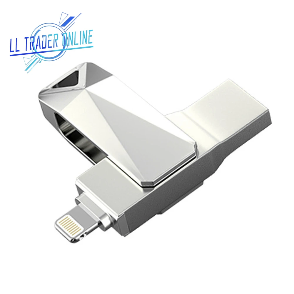 LL TRADER, флеш-накопитель 128 ГБ, USB, 64 ГБ, флешка, память, OTG, мини-телефон, USB флешка, флеш-диск для iPhone, iPad, Android