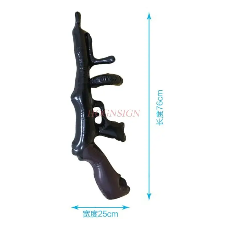 Inflatables New Inflatable Toys Large Parent-child Interaction Pvc Guns Toy Plastic Machine Gun Activity Props Boy Fun Gifts