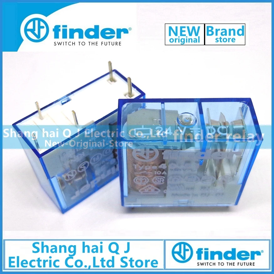 FINDER TYPE 40.51 Relay 12VDC 10A 250V 5pin Brand New!