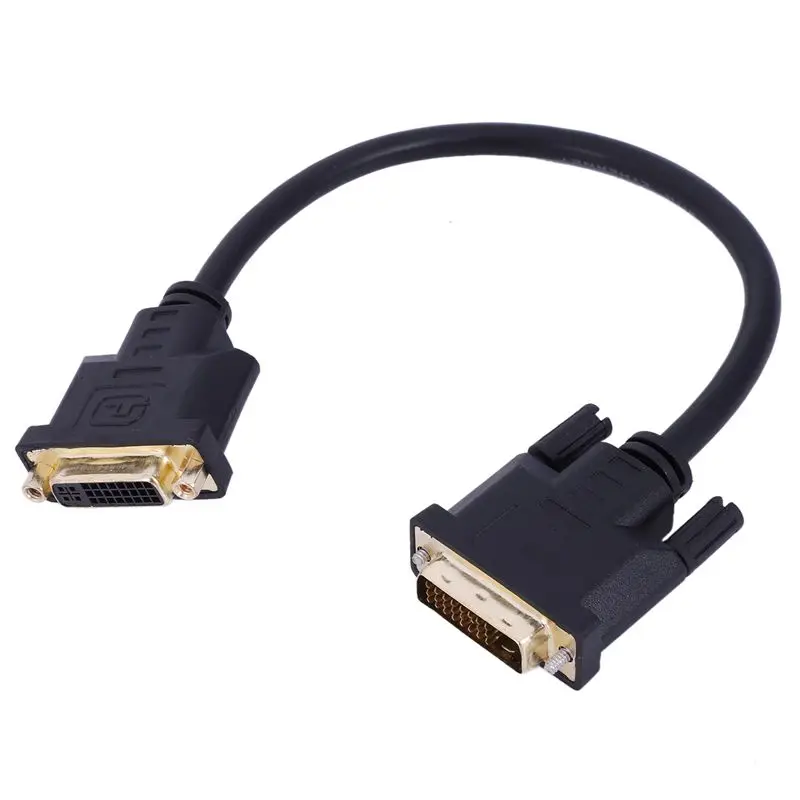 Nuovo cavo DVI-D maschio a 2 DVI-D femmina sdoppiatore monitor PC video adattatore Nuovo cavo DVI-D maschio a 2 DVI-D femmina sdoppiatore monitor PC video adattatore