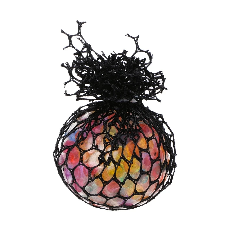 Резиновые винограда мяч черный сетка Сожмите игрушка стресс аутизм настроение рельеф гаджет