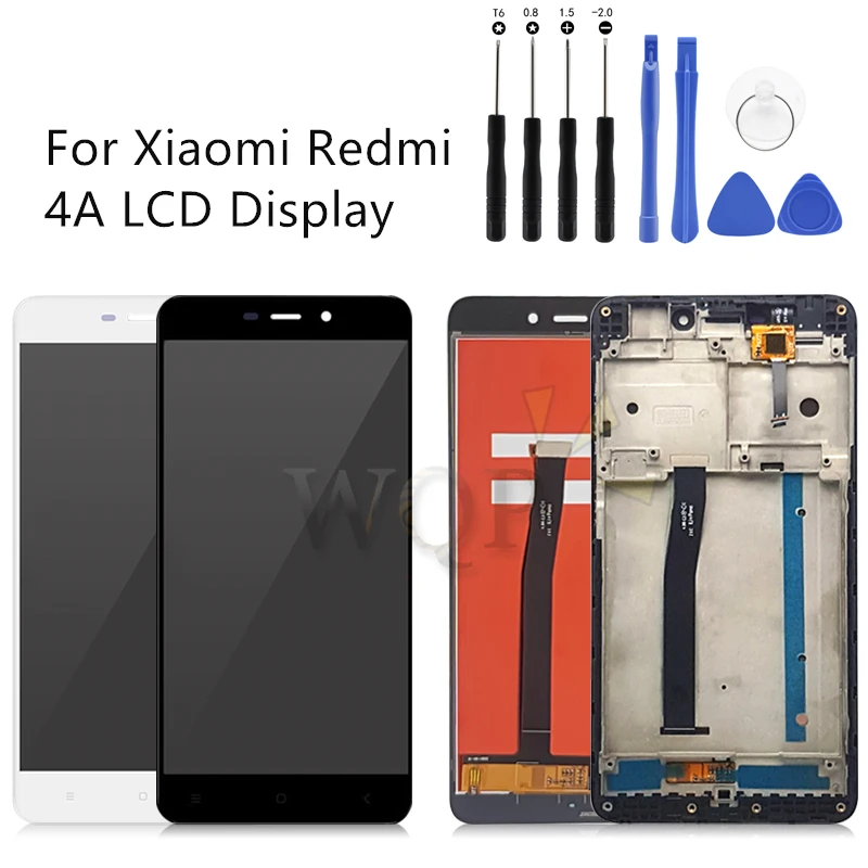 ЖК-дисплей для Xiaomi Redmi 4A с сенсорным экраном и дигитайзером в сборе рамкой Pro