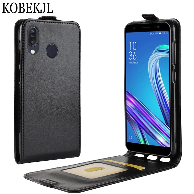Чехол-книжка для ASUS Zenfone Max M1 ZB555KL кожа PU ZB ZB555 555 555KL X00PD | Мобильные телефоны и