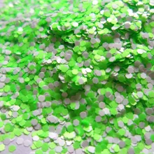 Неоновый зеленый и белый матовый устойчив к растворителям Блеск Смесь для ногтей, лак для ногтей сделай сам для маникюра и рукоделия